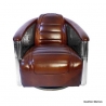 fauteuil DC3 tournant cuir