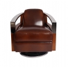 Fauteuil Madison cuir vintage