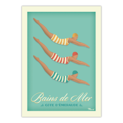 Affiche Bain de Mer