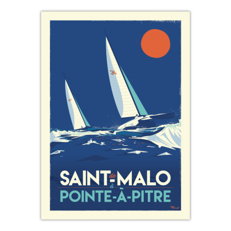 Affiche Saint Malo Pointe à Pitre