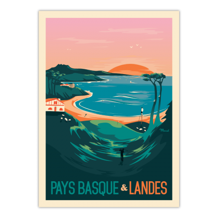 Affiche Pays Basque et Landes