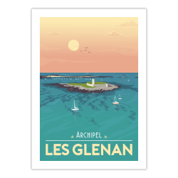 Affiche Archipel les Glénan