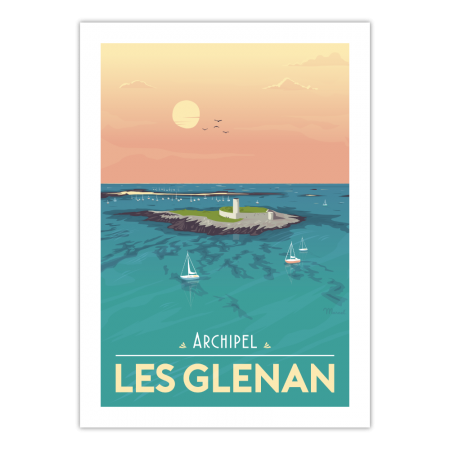 Affiche Archipel les Glénan