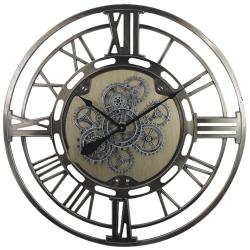 Horloge à engrenages métal...