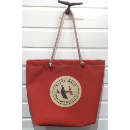 Sac Plage Esprit Voiles Rouille