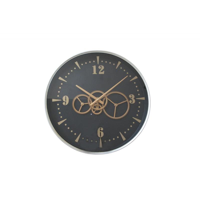 Horloge Engrenage Noir/Or Tempo  