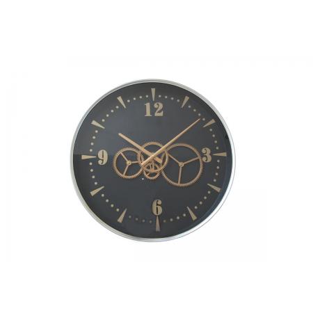 Horloge Engrenage Noir/Or Tempo