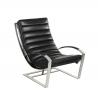 Fauteuil Madrid Cuir noir