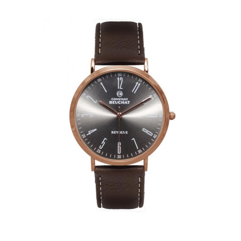 Montre Revolve Doré Anth/Chocolat