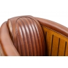 Armchair Canoe (Leather - brown)