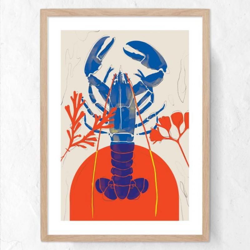 Affiche Homard 50x70