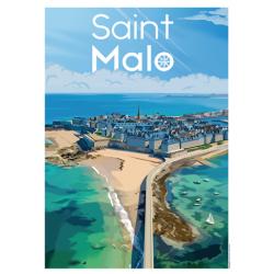 Affiche Saint-Malo 30x40 P.M