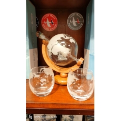 Carafe Globe et ses 2 verres