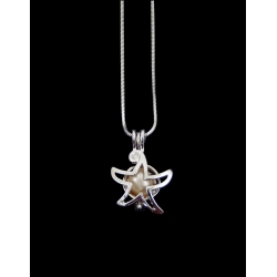 Pendentif Etoile Perle de culture