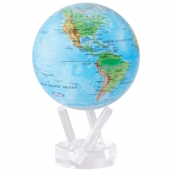 Globe MOVA (PM - Blue Relief Map)