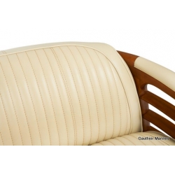 Canapé Riviera Cuir White Ivory