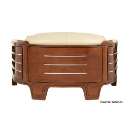 Canapé Riviera Cuir White Ivory