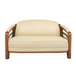 Canapé Riviera Cuir White Ivory