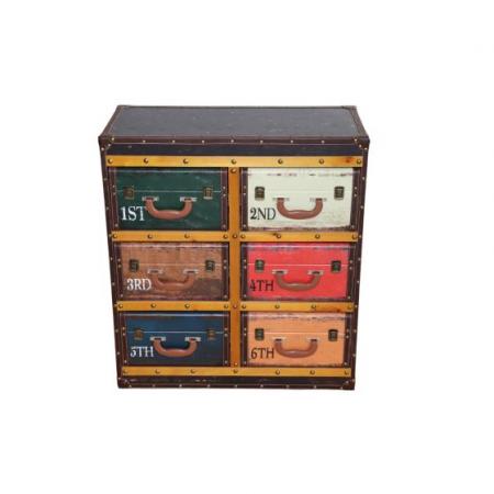 Meuble Double 6 tiroirs Marco