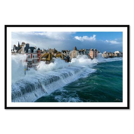 Grande marée la digue Cadre Noir 40x60