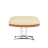 Pouf Riviera cuir White Ivory