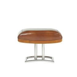 Pouf Riviera Cuir Vintage