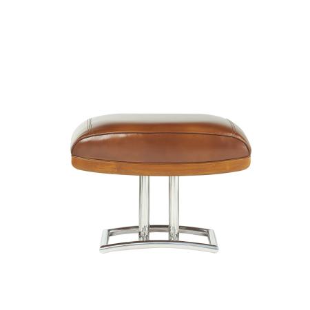 Pouf Riviera Cuir Vintage