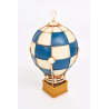 Ballon métal Carreaux Bleus