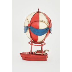 Ballon métal Barque rouge