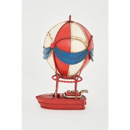 Ballon métal Barque rouge