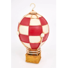 Ballon métal Carreaux Rouges