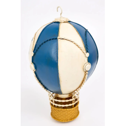 Ballon métal Rond Bleu