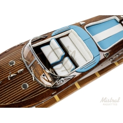 Maquette Runaboat Bleu-Blanc 38 cm