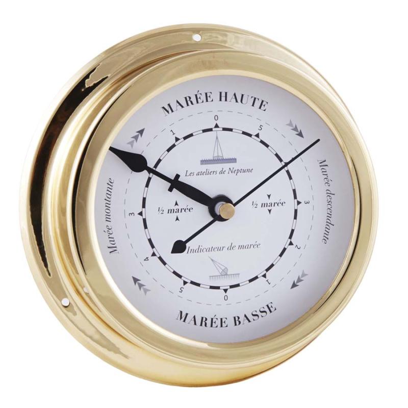 Indicateur de Marée Laiton Blanc/Noir 14.5 cm