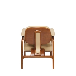 Fauteuil Alta Cuir White ivory
