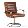 Fauteuil de bureau Madrid cuir brun